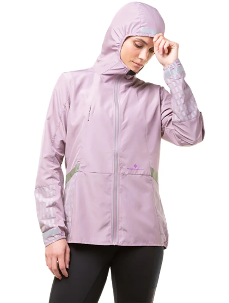 Ronhill Women's Tech Afterhours Jacket Stardust/Thistle/Rflt-7